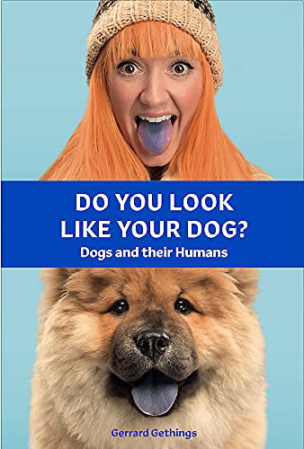 Book cover featuring a woman and a fluffy Chow Chow dog.