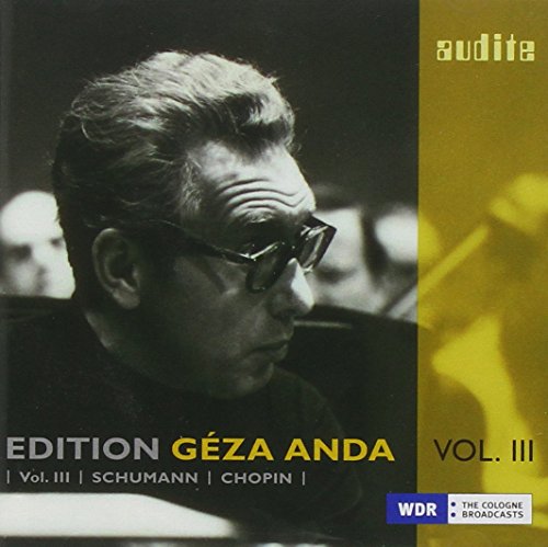 CD cover: pianist Géza Anda in profile, text “Edition Géza Anda”.