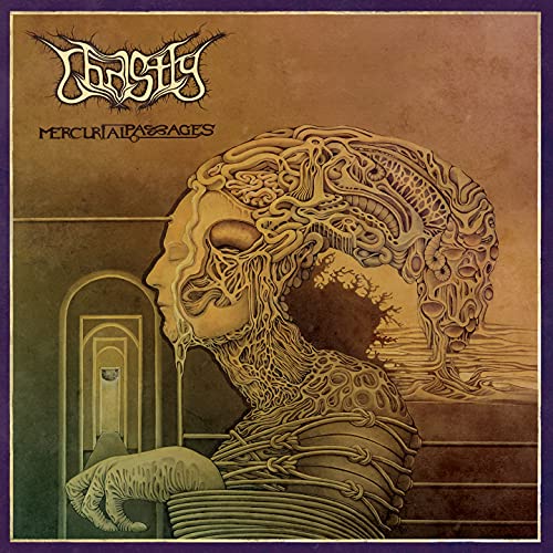 CD cover art: profile of a figure with intricate, organic details.