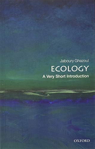 Book cover: "Ecology: A Very Short Introduction" by Jaboury Ghazoul.