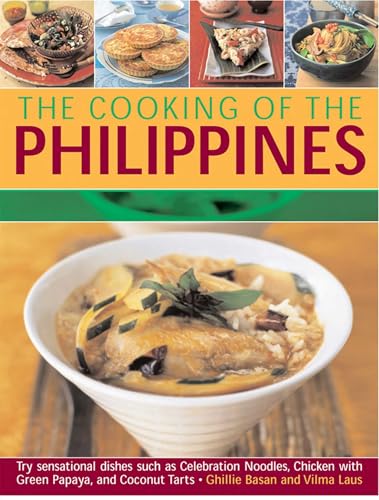 Cookbook cover titled The Cooking of the Philippines featuring a bowl of chicken stew.