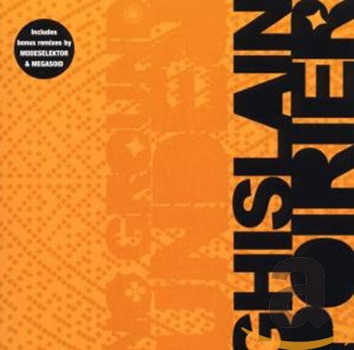Orange CD cover with large black text reading “Ghislain Poirier - No Ground Under.”