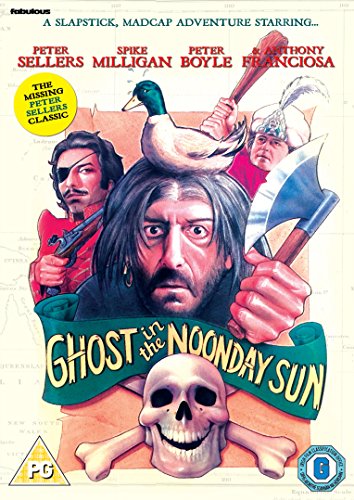 DVD cover art for "Ghost in the Noonday Sun" with cartoon characters and skull.