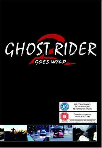 Ghost Rider 2 - Goes Wild" DVD cover with fiery skull and motorcycle imagery.