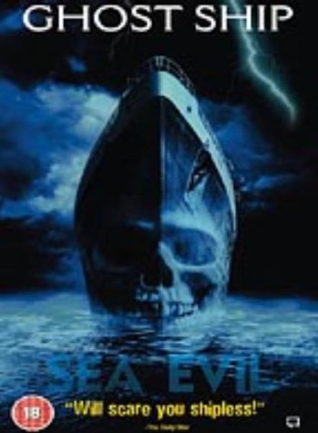 DVD cover for "Ghost Ship" featuring a ship with a skull overlay.