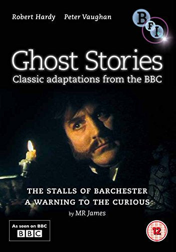 DVD cover for “Ghost Stories From The BBC” featuring a man with a candle.