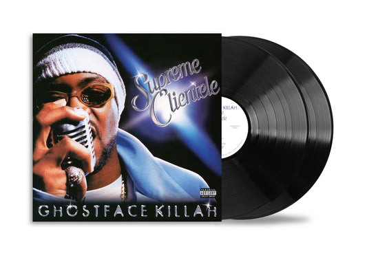 Ghostface Killah’s “Supreme Clientele” 2LP vinyl record with portrait cover.