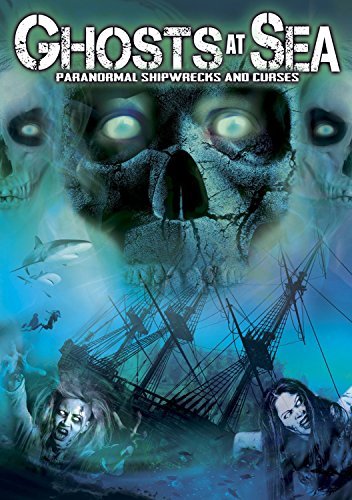 DVD cover with a skull and shipwreck, surrounded by ghostly figures, in shades of green.
