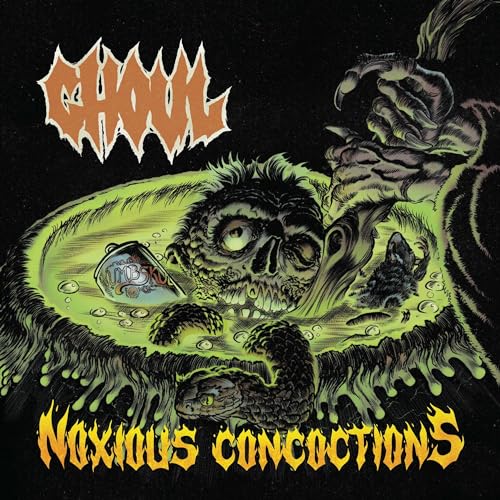 CD cover art: grotesque head in bubbling green liquid, clawed hand.