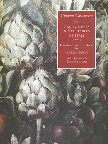 Book cover featuring painted artichokes and title “The Fruit, Herbs & Vegetables of Italy.”