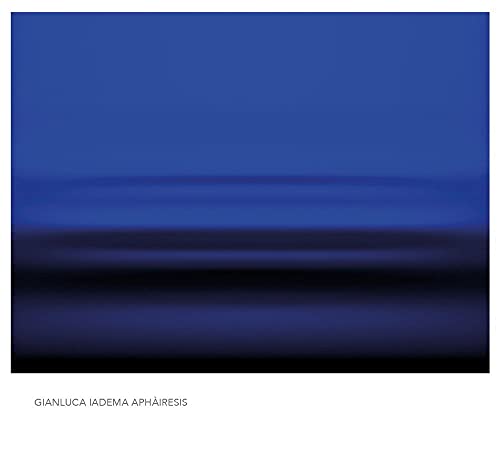 CD cover for “Aphairesis” by Gianluca Iadema, abstract blue gradient.