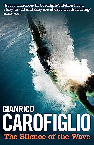 Book cover: a person diving into blue water, title and author name.