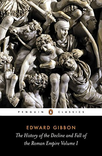 Book cover: "The History of the Decline and Fall of the Roman Empire," Volume I.