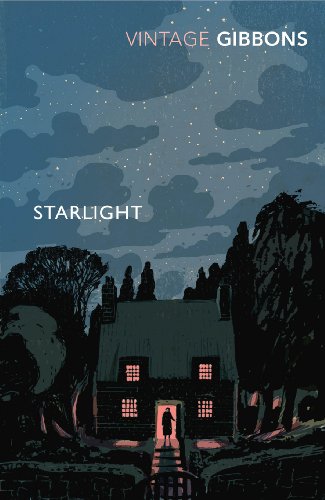 Book cover illustration of a house at night under a star-filled sky.