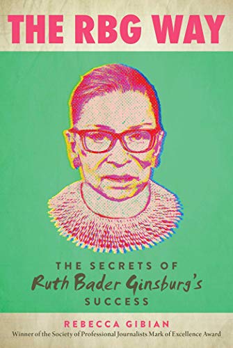 Book cover featuring a colorful portrait of Ruth Bader Ginsburg in glasses.