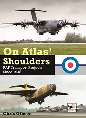 Book cover featuring RAF transport aircraft, including a Hercules, since 1945.