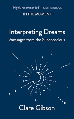 Book cover with white text, crescent moon, and starburst design on dark blue.