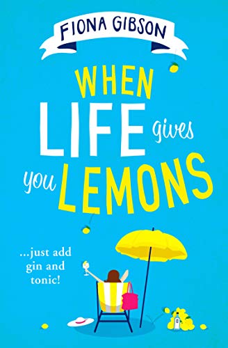Book cover with blue background, yellow text, and illustration of a person under umbrella.