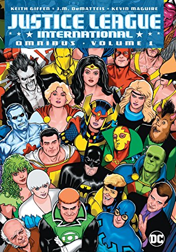 Comic book cover featuring a large group of DC superheroes and villains.