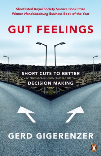 Book cover: "Gut Feelings" with a road splitting into two directions.