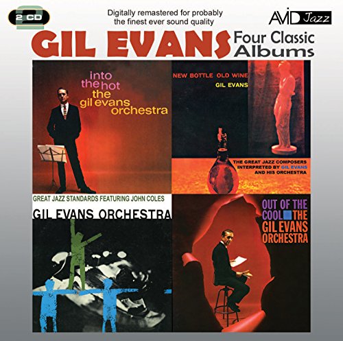 CD cover for Gil Evans’ “Four Classic Albums” with album art collage.