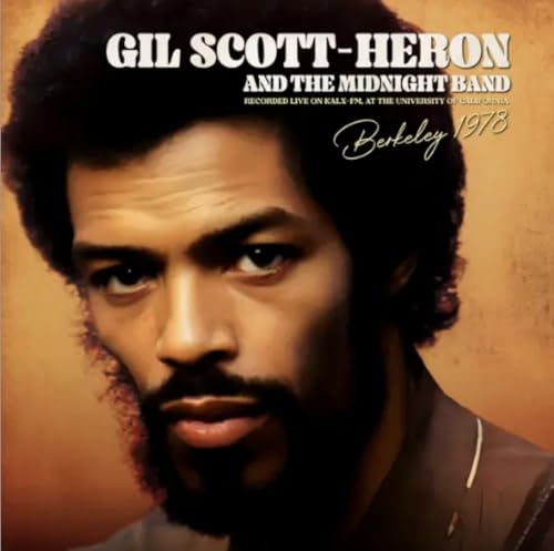 Gil Scott-Heron portrait on album cover, with band name and “Berkeley 1978”.