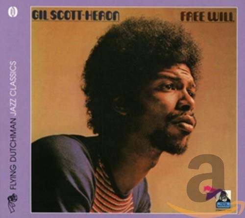 CD cover of Gil Scott-Heron’s “Free Will” featuring a portrait of the artist.