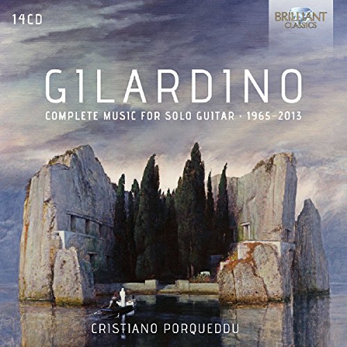 "Album cover featuring a serene lake scene with rocky cliffs and a cloudy sky."