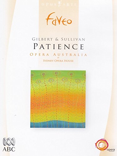 DVD cover for Gilbert & Sullivan’s “Patience” with abstract art.