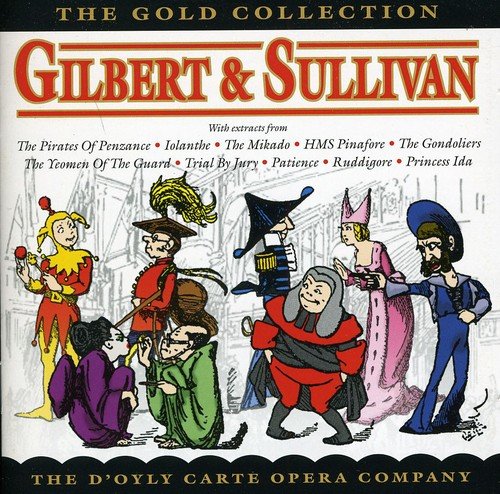 CD cover featuring cartoon characters from Gilbert & Sullivan operettas.