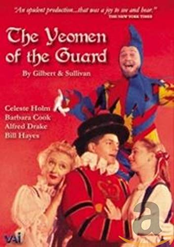 DVD cover for "The Yeomen of the Guard" opera, featuring costumed performers.