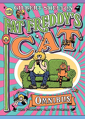 Colorful comic book cover featuring Fat Freddy and his orange cat.