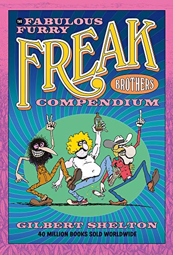 Book cover featuring three cartoon anthropomorphic cats in 1960s counterculture attire.