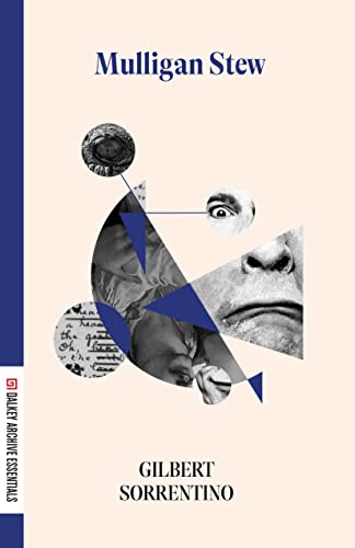 Book cover for "Mulligan Stew" by Gilbert Sorrentino, abstract collage design.