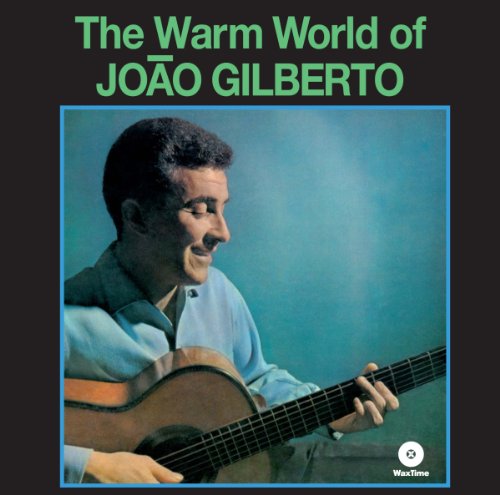 Joao Gilberto album cover featuring a portrait of the musician with a guitar.