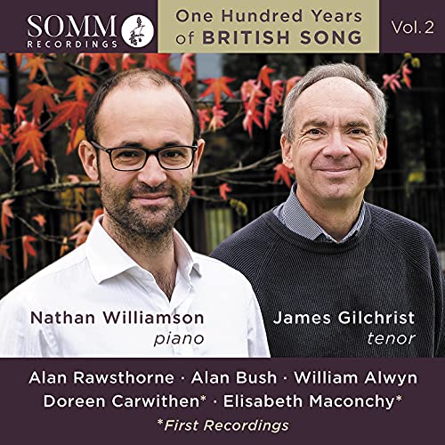 CD cover featuring two men, Nathan Williamson and James Gilchrist, with red leaves.