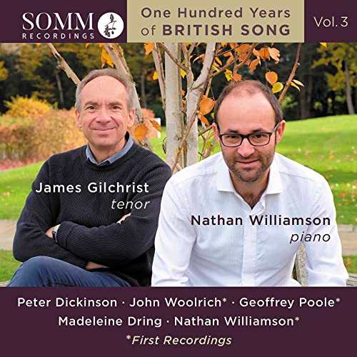 CD cover featuring two men, James Gilchrist and Nathan Williamson, outdoors.