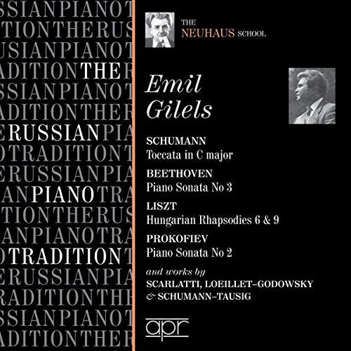CD cover for Emil Gilels’ “The Russian Piano Tradition” album.