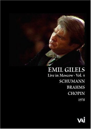 DVD cover featuring pianist Emil Gilels in performance, 1978.
