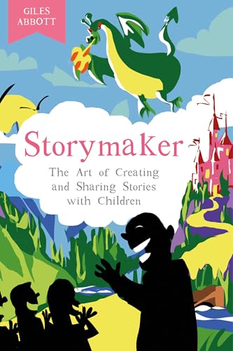 Book cover with a dragon, castle, and silhouetted figures telling stories.