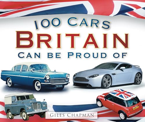 Book cover featuring three British cars and a Union Jack flag background.