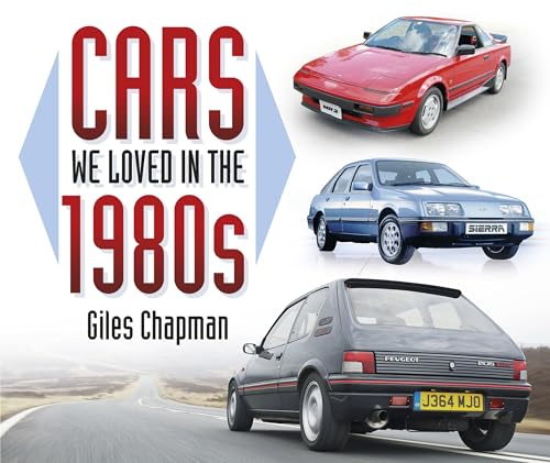 Book cover featuring three classic 1980s cars: red, blue, and grey.