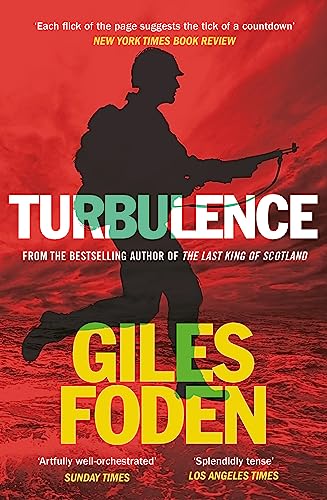 Book cover: Silhouette of a soldier against a red, turbulent background.