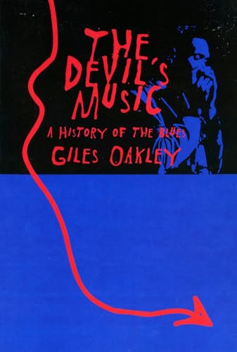 Book cover: "The Devil's Music," a history of the blues, with red accents.
