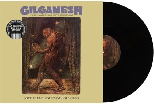 Gilgamesh vinyl record with cover art depicting a muscular figure.