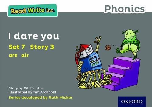 Read Write Inc." phonics storybook cover with illustrated characters and steps.