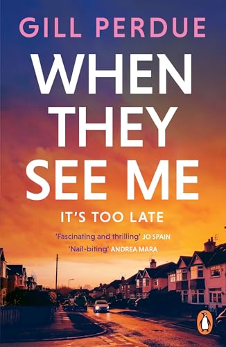 Book cover: "When They See Me" with a sunset and houses.