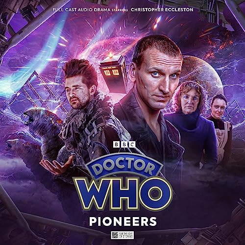 Doctor Who audio drama cover featuring the Ninth Doctor and companions.