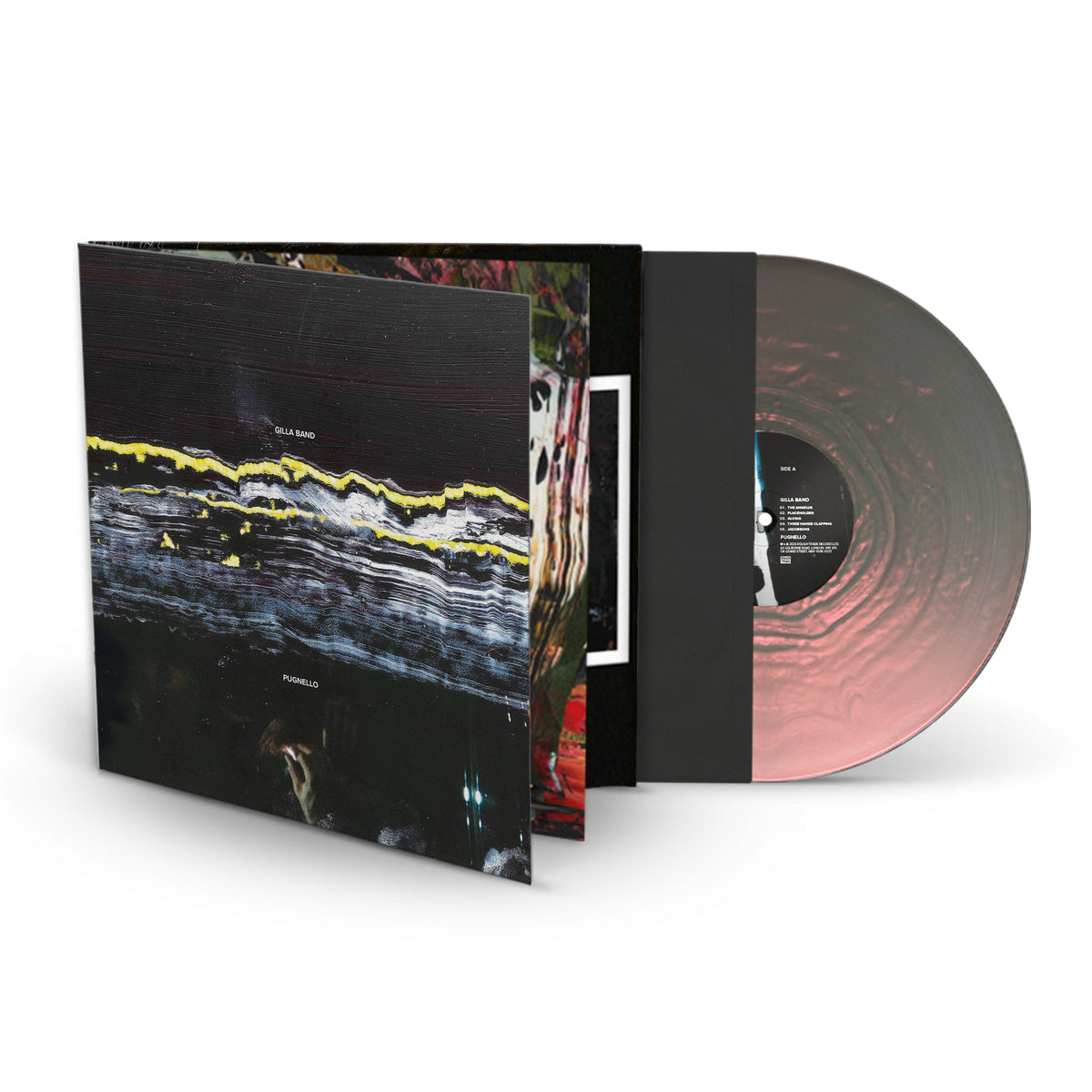 Gilla Band "Pugnello" vinyl LP, showing cover art and record detail.