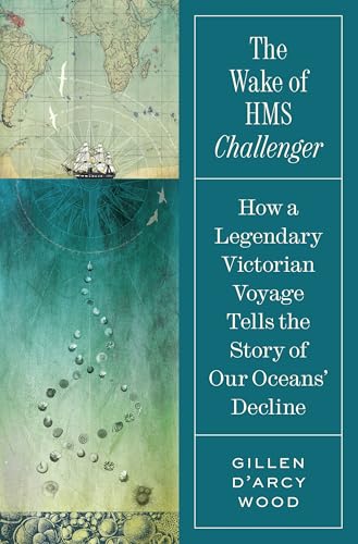 Book cover showing a ship on a map above deep-sea illustrations on teal background.